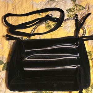 Small velvet purse